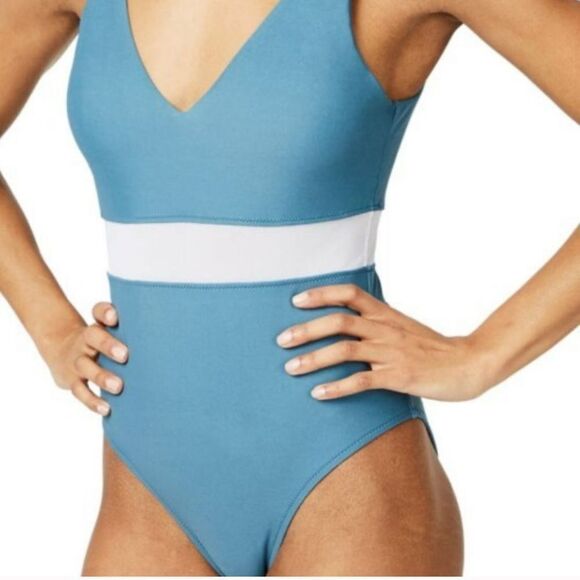 NWT 120.00 Sweaty Betty Poolside One-piece Stellar Blue - Picture 4 of 5